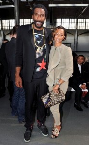 Amar'e & Alexis at Paris Fashion Week