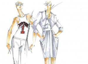 Sketches for the Amar'e-Rachel Roy Collection