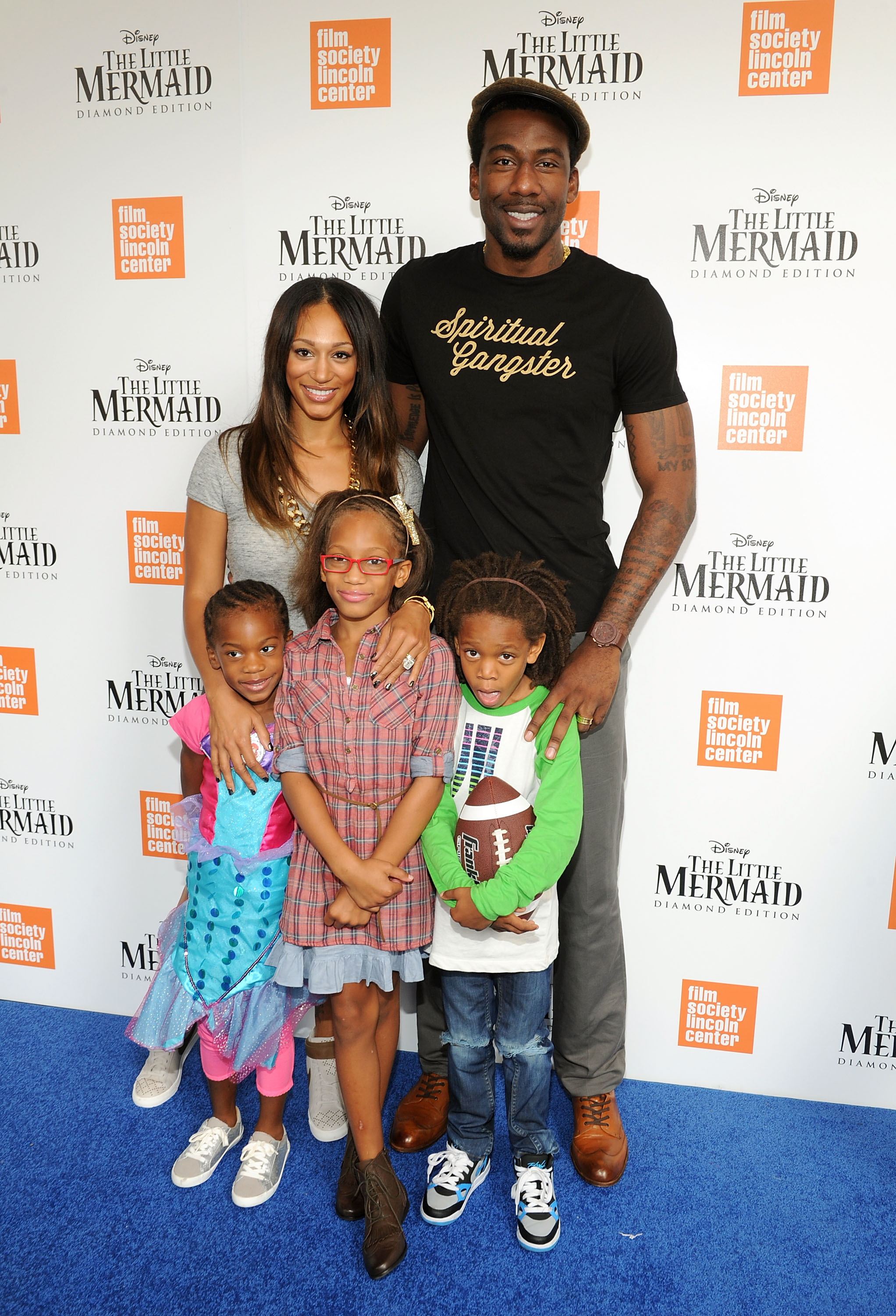 NEW YORK, NY – SEPTEMBER 21: Alexis Stoudemire (L) and Amar’e Stoudemire attend Disney’s The Little Mermaid special screening at Walter Reade Theater on September 21, 2013 in New York City. (Photo by Craig Barritt/Getty Images for Walt Disney Studios Motion Pictures)