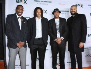 “Amar’e Stoudemire: In The Moment” New York Premiere at Marquee on April 18, 2013 in New York City. Photo by Jerritt Clark