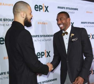 “Amar’e Stoudemire: In The Moment” New York Premiere at Marquee on April 18, 2013 in New York City. Photo by Jerritt Clark