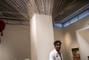 JERUSALEM, ISRAEL - AUGUST 09:  Amar'e Stoudemire a former NBA player walking during a visit in Israel Museum on August 9, 2016 in Jerusalem, Israel. Amar'e joined Israeli team Hapoel Jerusalem  (Photo by Ilia Yefimovich/Getty Images)